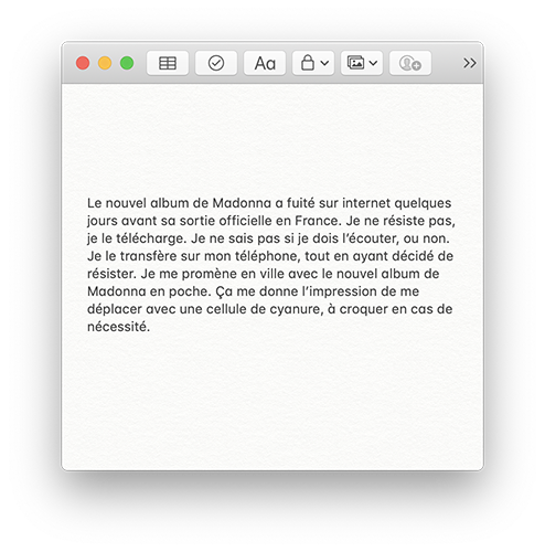 Fragments, Un col de chemise bleue, Gilles Sage