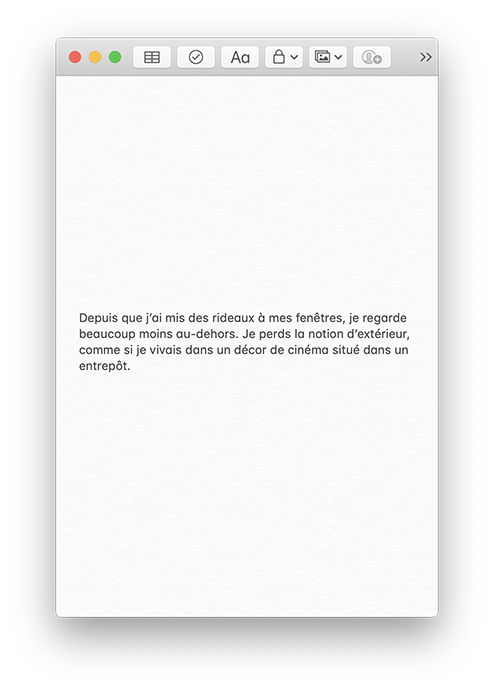 Fragments, Un col de chemise bleue, Gilles Sage