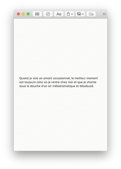 Fragments, Un col de chemise bleue, Gilles Sage