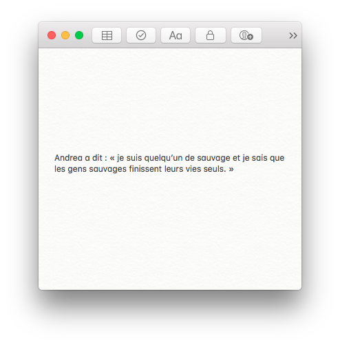 Fragments, Un col de chemise bleue, Gilles Sage