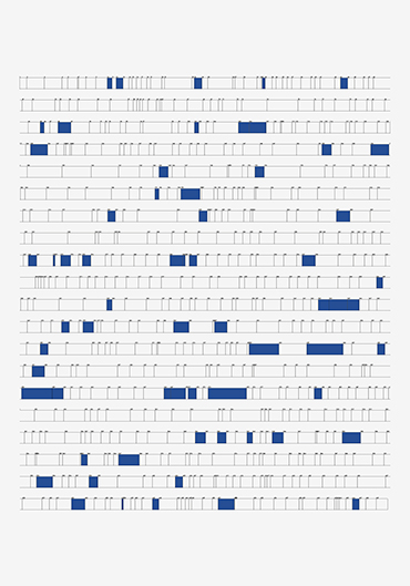Graphique, Un col de chemise bleue, Gilles Sage