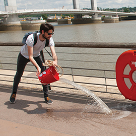 En méduses, performance, Bordeaux, Garonne, Gilles Sage, Nicolas Legros, Pierre Lavesque
